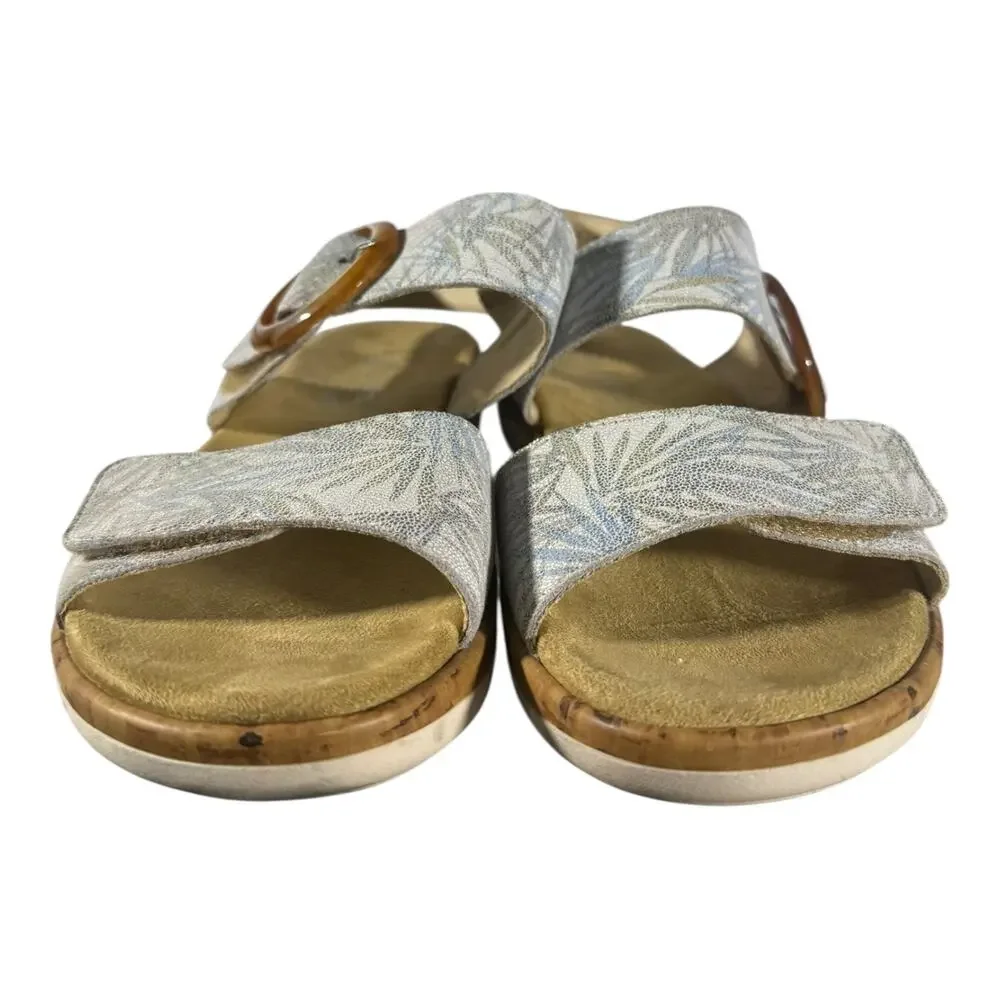 Remonte R6853-92 Touch Rip Tape Fasten Sandals Blue White Womens US 10-10.5 - Picture 3 of 9